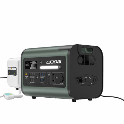 Gerador de energia solar de carregamento rápido de duas vias de grande capacidade de 2000 W para carregamento portátil