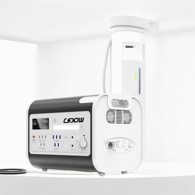 LiFePO4 Bateria Camping/Home/Estação de energia de emergência 12.2000W Gerador solar recarregável Potência móvel portátil