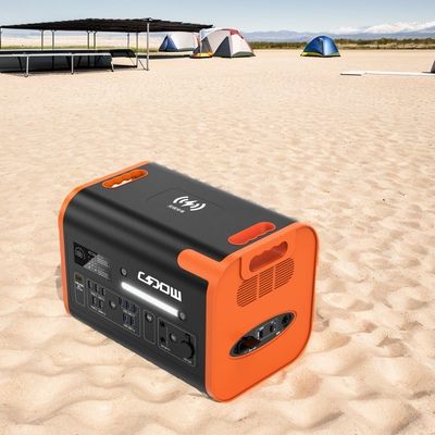 Estação de energia portátil de armazenamento de energia em estado de espera de emergência 2200W com carga principal