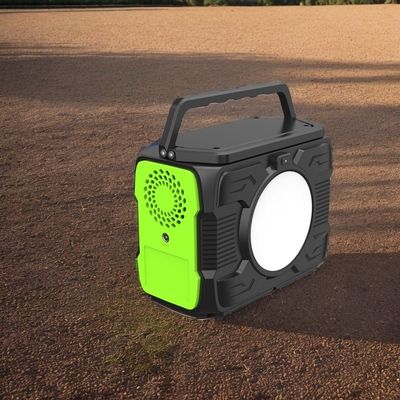 Estação de energia de lítio móvel de acampamento com bateria solar de 200W