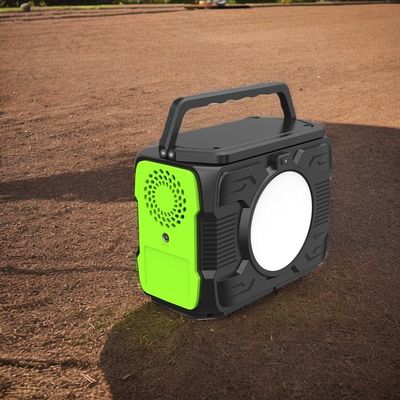 Estação de energia de lítio móvel de acampamento com bateria solar de 200W