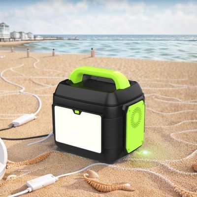 Gerador solar portátil de 600W para acampamento e espera ao ar livre com ecrã LCD revelador