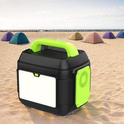 Gerador solar portátil de 600W para acampamento e espera ao ar livre com ecrã LCD revelador
