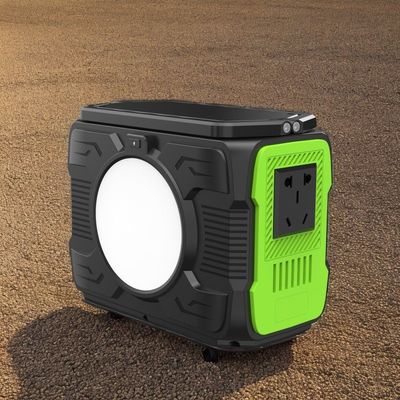 Estação de energia portátil 200W Litio AC DC Bateria de saída USB Gerador de energia solar