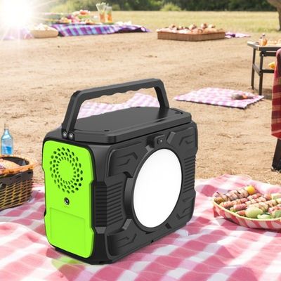 Estação de energia portátil 200W Litio AC DC Bateria de saída USB Gerador de energia solar