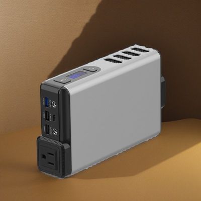 Gerador de energia solar portátil reciclável AC 150W 2200W DC Saídas USB