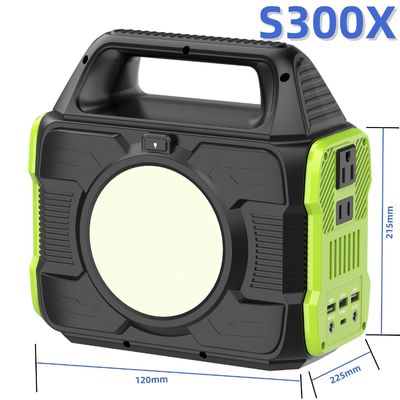 MPPT 300W Mini gerador de energia portátil Outdoor fonte de alimentação móvel