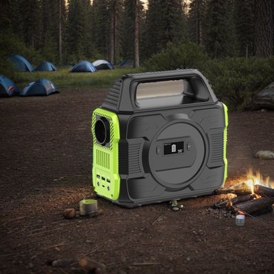 Estação de carregamento rápido portátil de 110V 300W com ecrã LCD e capacidade de bateria de 8000mAh