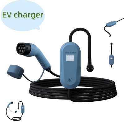 Carregador EV portátil de fase única AC220V