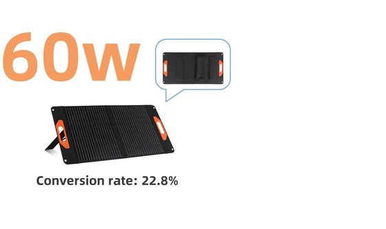 60W 100W 200W módulo solar todo preto com silício monocristalino
