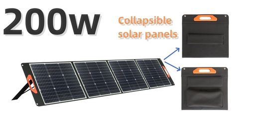 CE painel solar de silício monocristalino 200W para estação de energia portátil