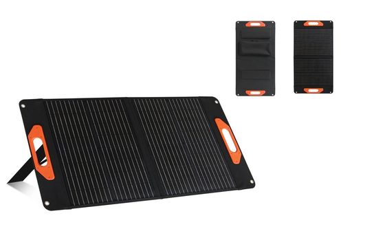 Painel solar de cristal único preto 100W Célula solar de silício cristalino único