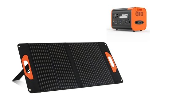 Painel solar de cristal único preto 100W Célula solar de silício cristalino único