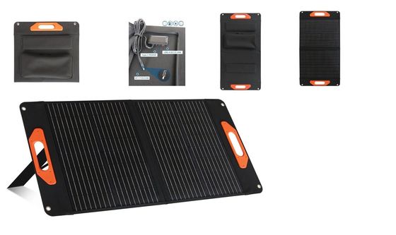 Painel solar de cristal único preto 100W Célula solar de silício cristalino único