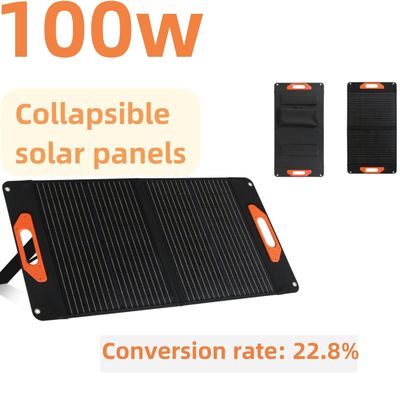 Painéis Solares Monocristalinos de Silício de 100W de tamanho aberto 169.8*43.1*3.2cm/66.9*17*1.3in