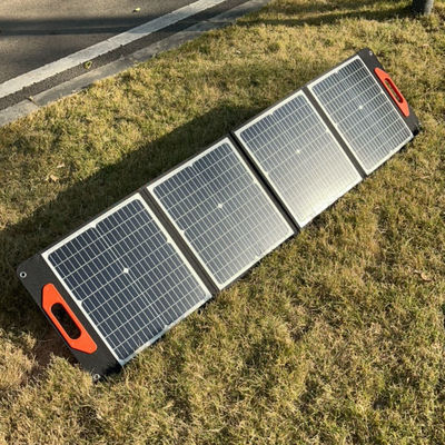 Painel solar dobrável de cristal único 200W para caravana