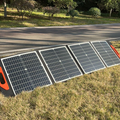 Painel solar dobrável de cristal único 200W para caravana