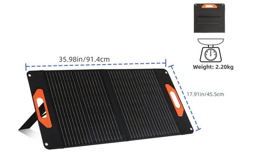 Customização Célula solar monocristalina 60W 100W 200W