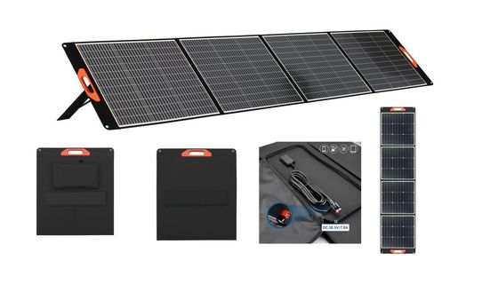 Módulo fotovoltaico de silício monocristalino 100W 200W 300W Painéis solares governamentais