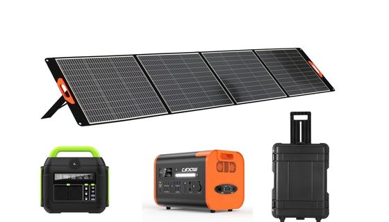 Black Power painéis solares 400W Outdoor Doméstico painéis solares dobráveis