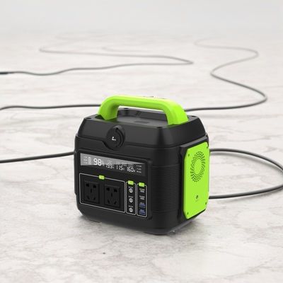 258*212*249mm 600W 576wh Central de Energia Solar Móvel Portátil para acampamento e emergências