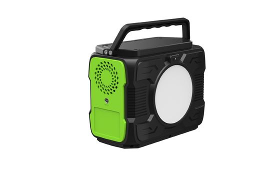Tipo C Input/Output 5V/2.4A Gerador solar portátil de 200 W com saída AC de onda modificada