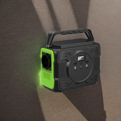 Fornecimento de energia de emergência externo de 200W com bateria de lítio ternar e projeto de farol