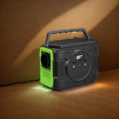 Velocidade 200W gerador de emergência solar para casa com bateria de lítio ternária 173wh Capacidade