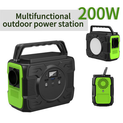 Bateria de lítio de 200W Estação de energia UPS portátil gerador de banco de energia para personalização