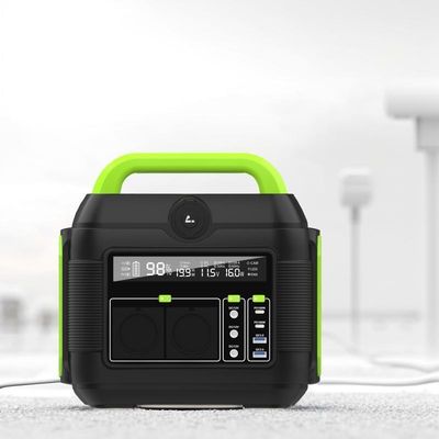Fonte de alimentação de armazenamento de energia exterior portátil de 600W com ecrã digital e entrada de 110V/220V