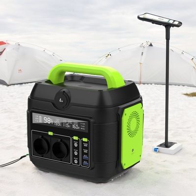 Estação de energia de armazenamento de energia portátil para acampamento ao ar livre 600W AC Customização de saída