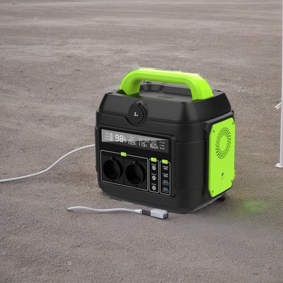Estação de energia solar portátil de 600W Gerador solar alternativo com bateria de íons de lítio