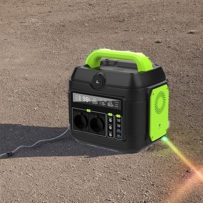 Estação de energia portátil de 600W com tecnologia MPPT e inversor de onda senoidal puro