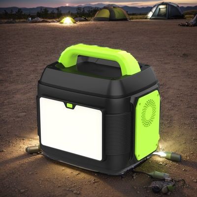 Gerador de emergência portátil de alta potência de 600W reciclável para carregamento exterior e doméstico
