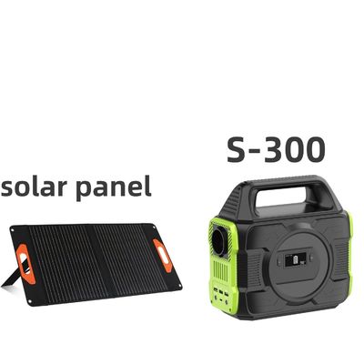 Inversor de sistema solar mini para casa portátil de 300W com tomada AC opcional e ecrã LCD