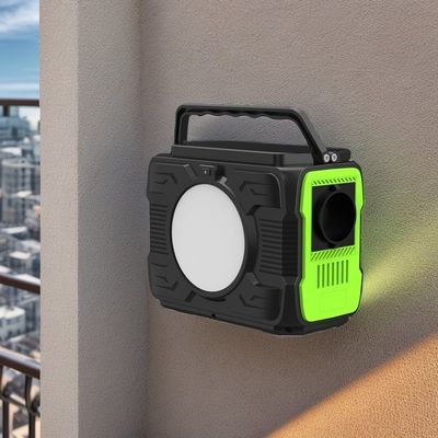 Bateria de lítio ternaria 200W Sistema de armazenamento de energia de varanda Estação de energia móvel portátil
