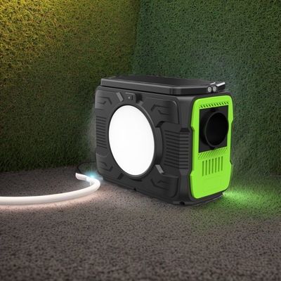 Estação de energia móvel de 200W Bateria de lítio Gerador de vento externo para RV Uav Armazenamento de energia