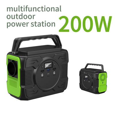 Fonte de alimentação portátil de saída AC de onda modificada de 200W para acampamento ao ar livre e emergências