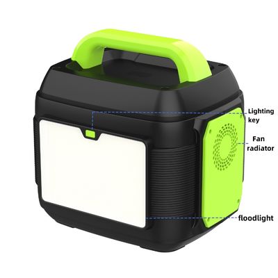 258*212*249mm EU AC Socket 600W/576wh Mobile Power Mini Gerador de Bateria de Lítio Portátil