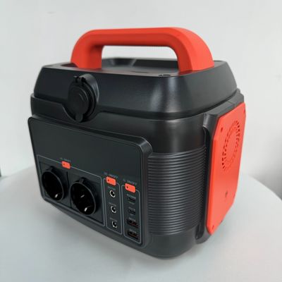 600W Bateria de lítio removível para uso externo Gerador solar recarregável AC-DC Estação de energia de reserva tipo-C