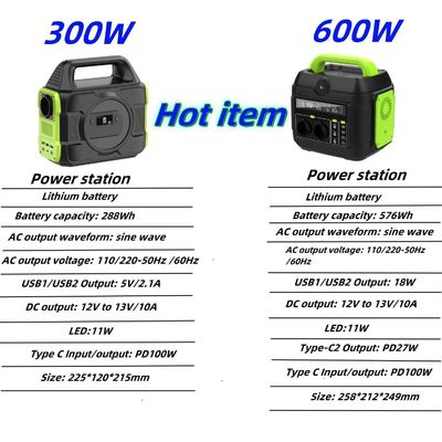 576wh 600W gerador solar portátil para o exterior casa RV gerador de oxigénio drone