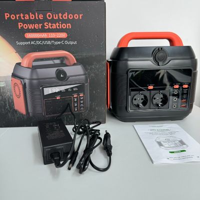576wh 600W gerador solar portátil para o exterior casa RV gerador de oxigénio drone
