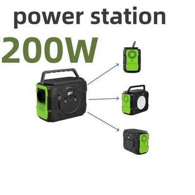 Gerador de armazenamento de energia solar de 200W de energia móvel portátil quente para balcão de emergência RV