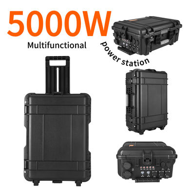 LiFePO4 Potência de CC para AC 2000W Gerador solar para acampamento 4800wh Capacidade nominal
