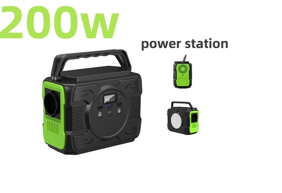 Carregador de telefone recarregável a quente Gerador solar portátil de 200W com cores personalizáveis