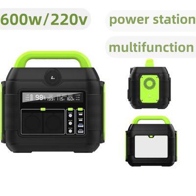 Gerador solar portátil de 600W para estação de energia móvel S6 recarregável e leve