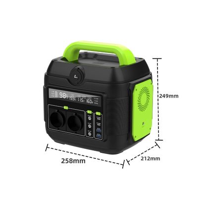600W 110/220V-50Hz/60Hz Estação de Energia Portátil Gerador Solar para Distribuição Direta