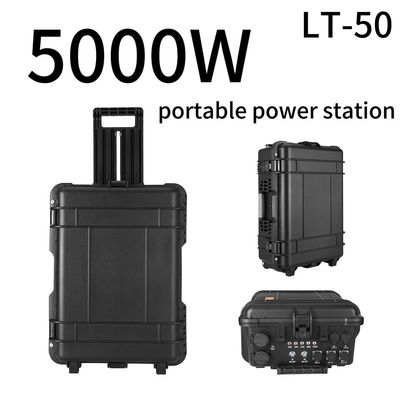 Gerador solar doméstico de 3600W 5000W Gerador de energia de bateria de lítio de carregamento rápido
