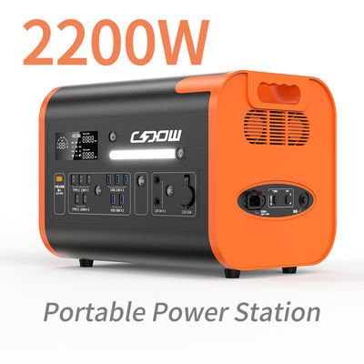 2000Wh Central de Energia Portátil Banco de Alimentação Gerador Solar para personalização e casa
