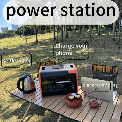 UN38.3 MSOS 2200W Estação de energia personalizável Laranja Preto